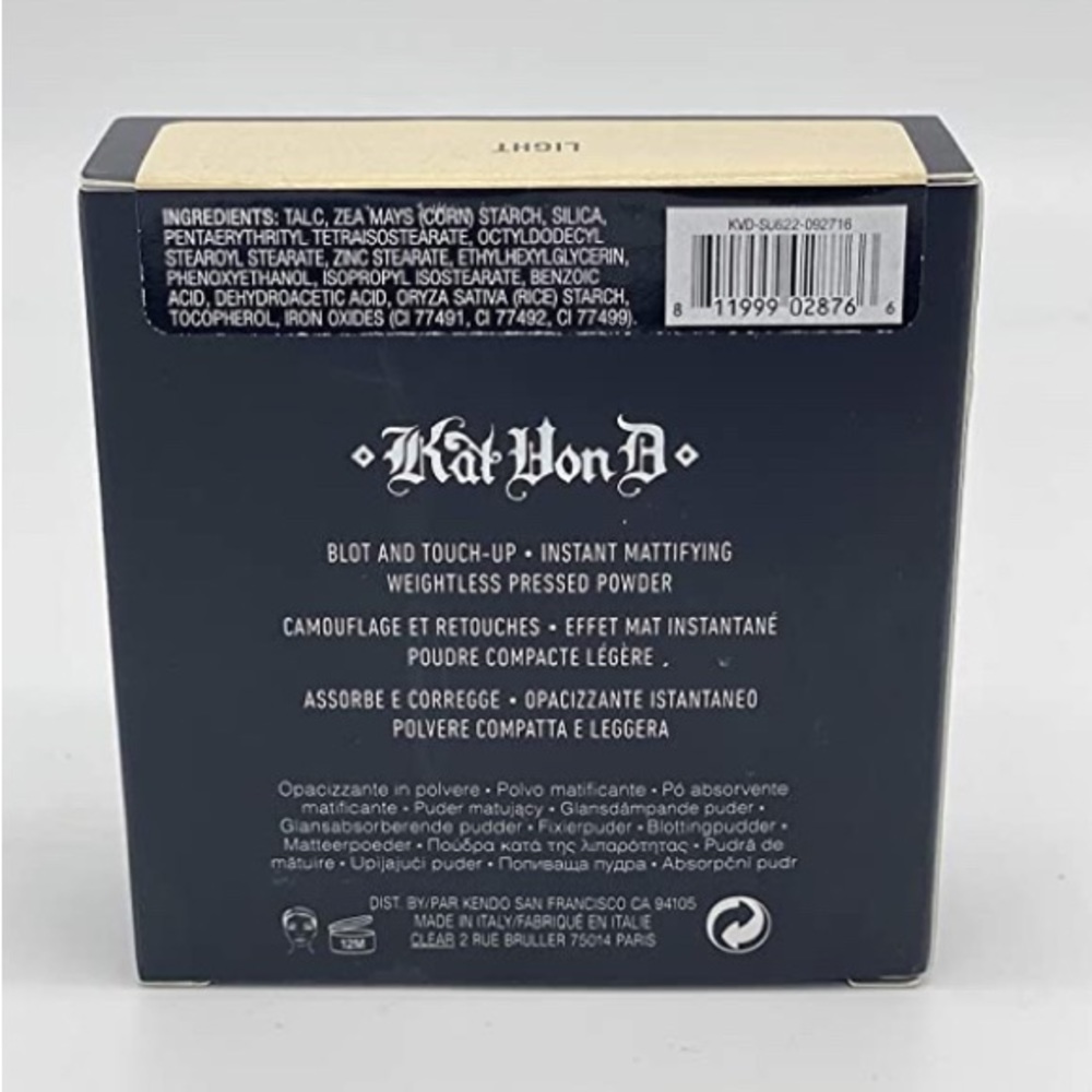 KVD Lock-it Light Blotting Powder - Picture 3 of 5
